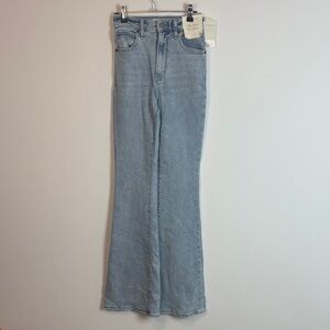 NWT Abercrombie & Fitch Light Blue Flare Jeans